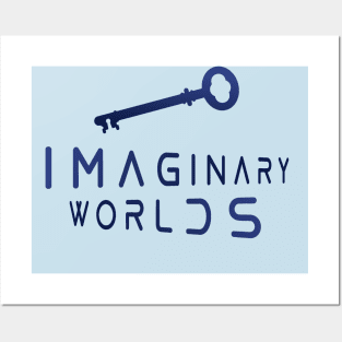 Imaginary Worlds classic logo title Posters and Art